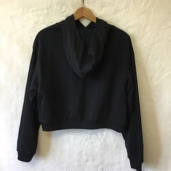 Nike Black Floral Logo Pullover Hoodie - Picture 9 of 14